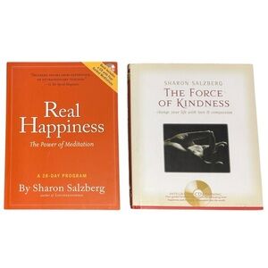 Sharon Salzberg | 2 Book Set Real Happiness and The Force of Kindness Books